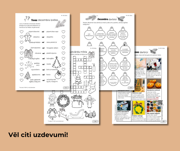 PDF žurnāls bērniem "Teodara", decembris (Nr.5 2024)