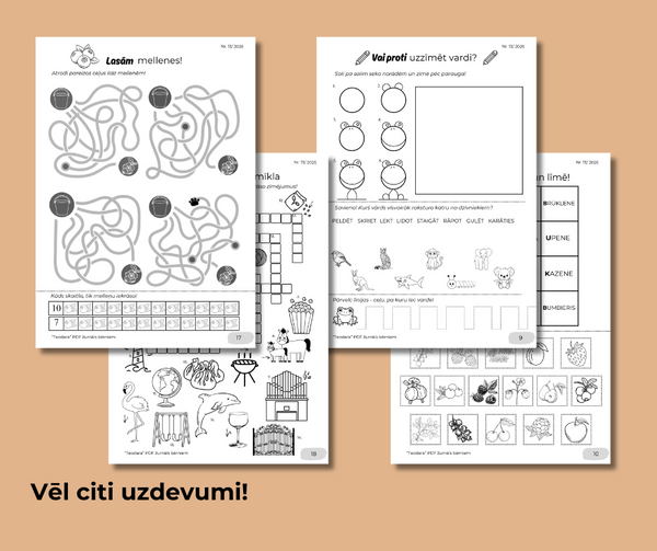PDF žurnāls bērniem "Teodara", augusts (Nr.13 2025)