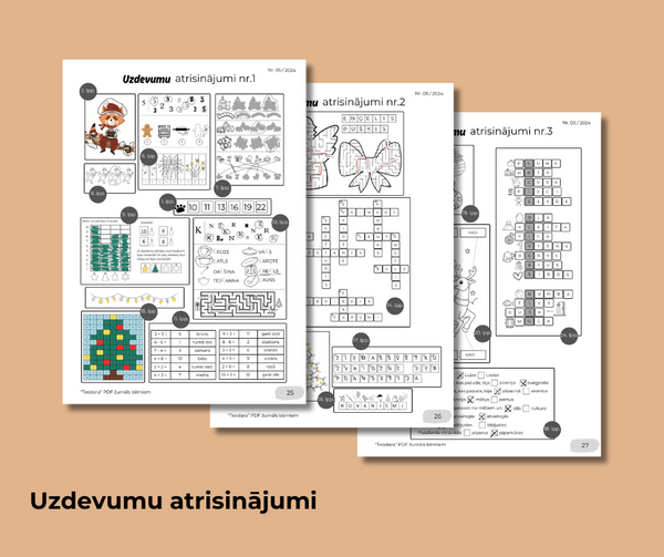 PDF žurnāls bērniem "Teodara", decembris (Nr.5 2024)