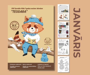 PDF žurnāls bērniem "Teodara", janvāris (Nr.6)