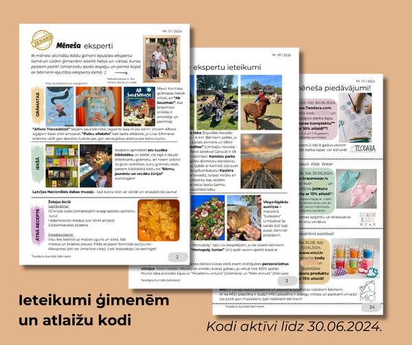 PDF žurnāls bērniem "Teodara" (Nr.1. 2024)