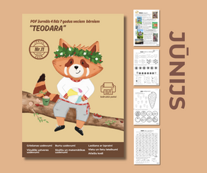 PDF žurnāls bērniem "Teodara", jūnijs (Nr.11)