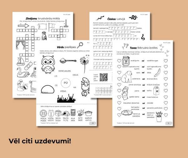 PDF žurnāls bērniem "Teodara", februāris (Nr.7 2025)