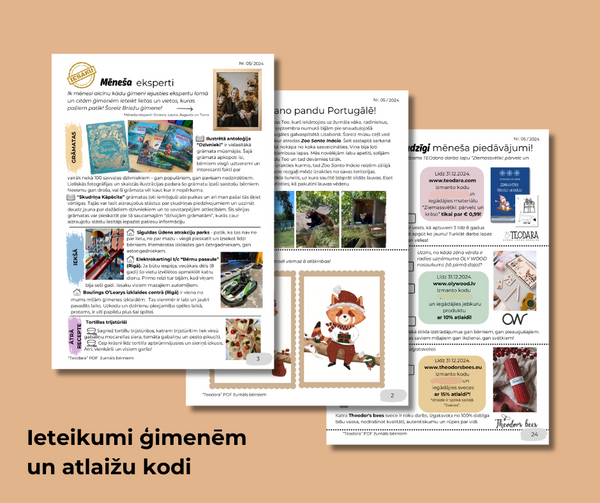 PDF žurnāls bērniem "Teodara", decembris (Nr.5 2024)