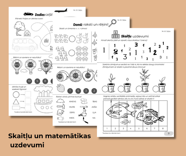 PDF žurnāls bērniem "Teodara" (Nr.1. 2024)