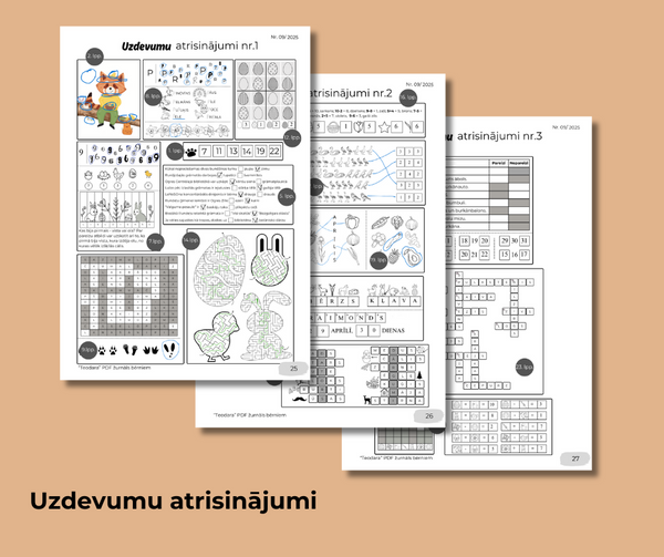PDF žurnāls bērniem "Teodara", aprīlis (Nr.9 2025)