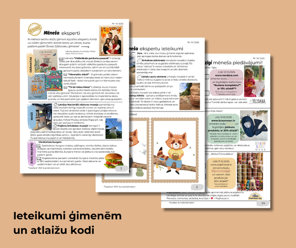 PDF žurnāls bērniem "Teodara", septembris (Nr.14)