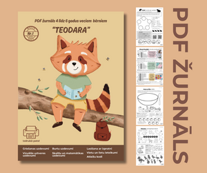 PDF žurnāls bērniem "Teodara" (Nr.1. 2024)